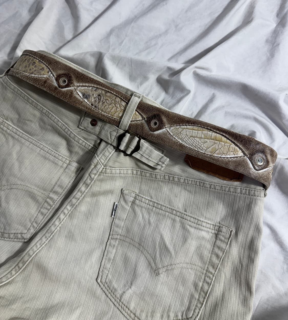 Orciani 크로커다일 레더 벨트  상품이미지2