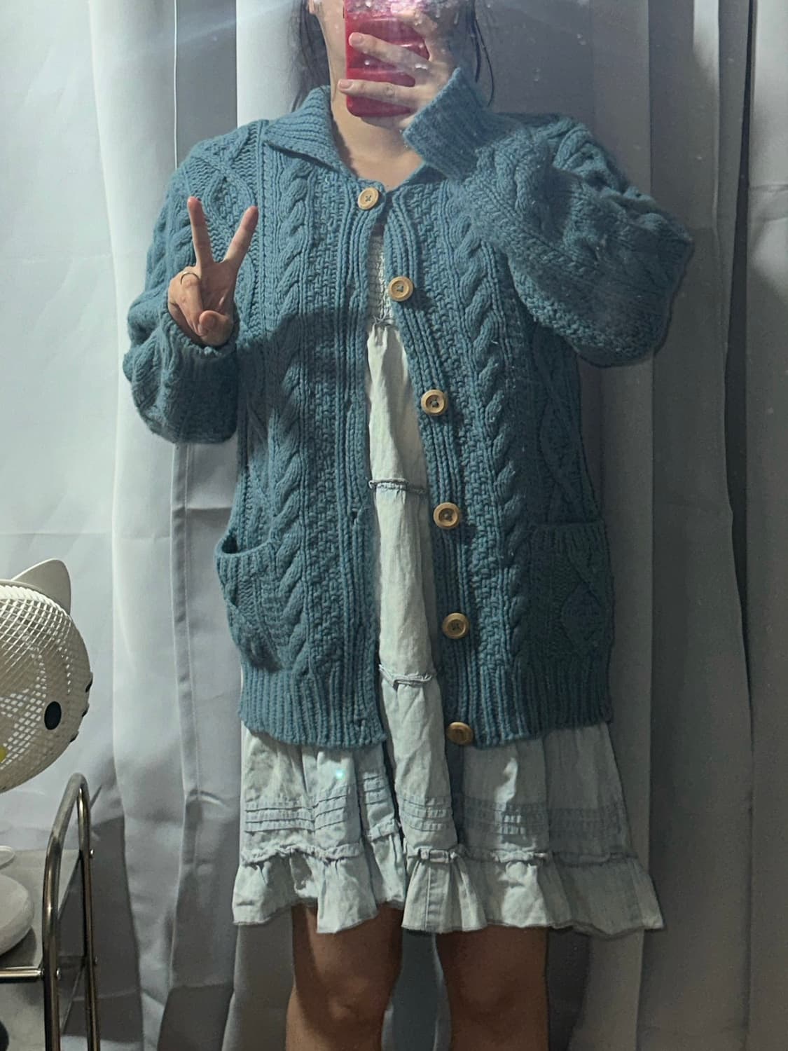 모리 데님 st 원피스 유니클로 꽈베기 가디건 상품이미지3