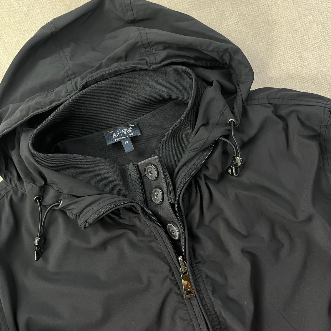 95 알마니 진스 리버시블 양면 후드집업 상품이미지3