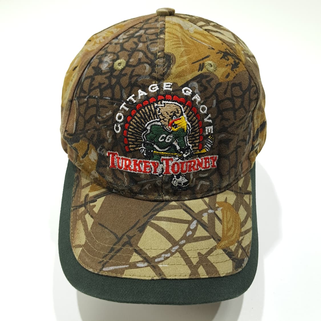 터키 토니 하키 자수 카모 & 그린 볼캡 P2033 상품이미지3