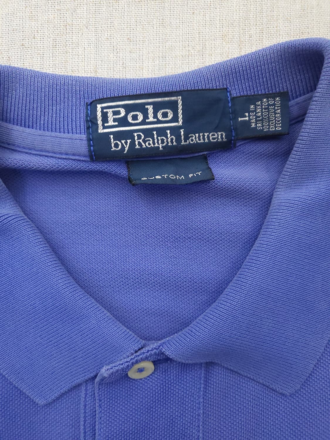 폴로 랄프로렌 블루 반팔 폴로셔츠 L 상품이미지3