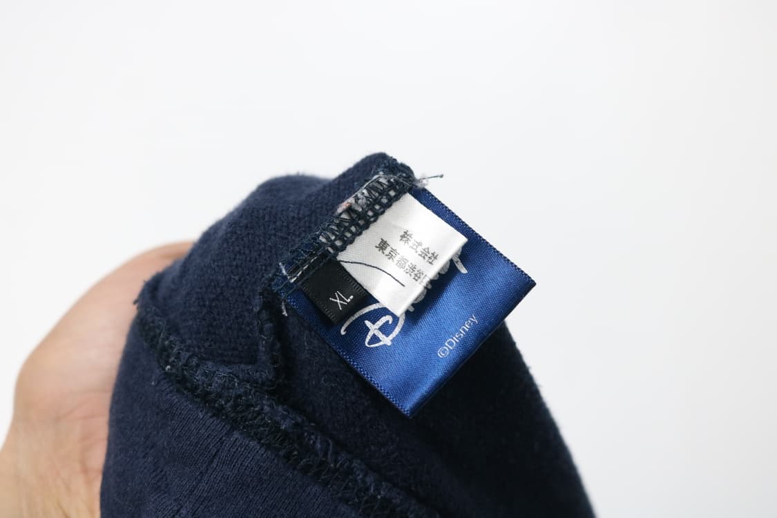 디즈니 빈티지 락 미키 런던 투어 네이비 후드 티셔츠 상품이미지10