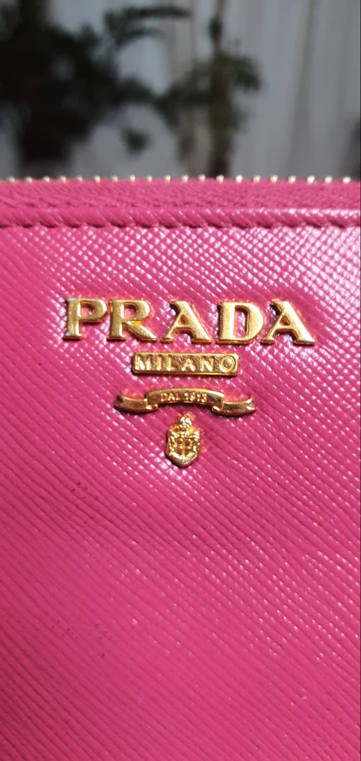 프라다 사피아노 장지갑/지갑 핑크 정품A급(보증서O) 상품이미지4