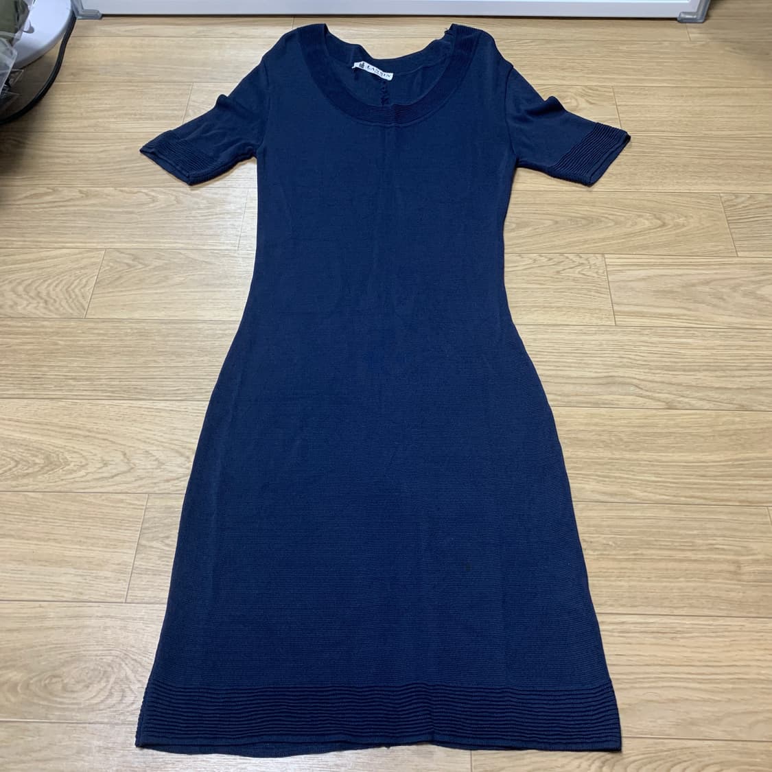 40/M] 랑방 이탈리아제 골지 니트 원피스 LANVIN paris 상품이미지1