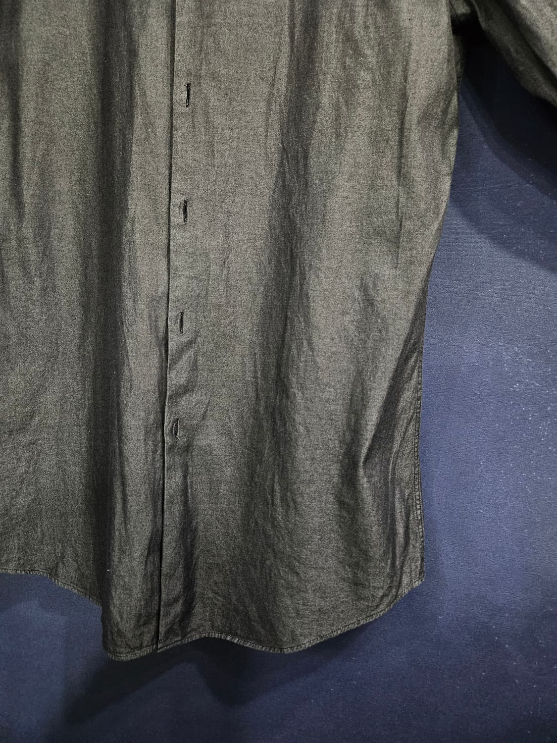 휴고보스 유광블랙 남성 슬림핏 100 긴팔셔츠  상품이미지6