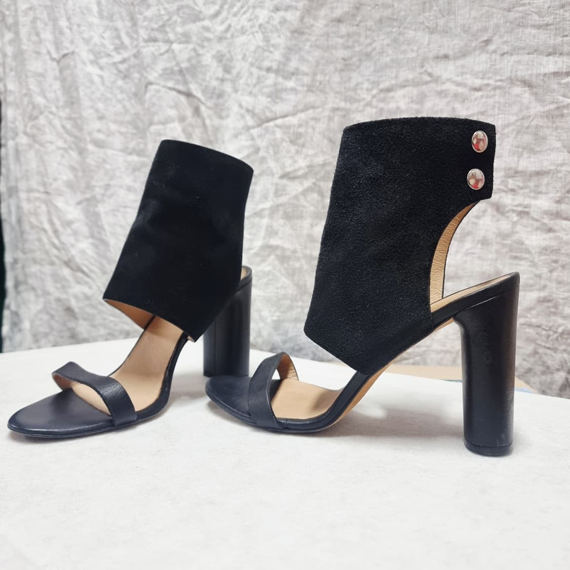 이로 IRO 스웨이드 레더 오픈토힐 샌들 구두 슈즈 (245) 상태최상 상품이미지2