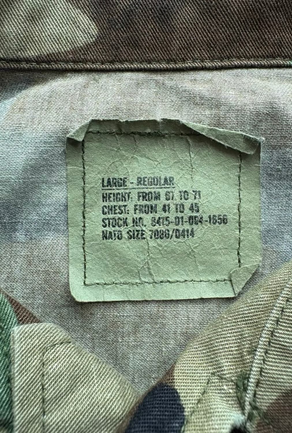  [US Army] 80s 오리지널 BDU 데저트 카모 자켓  상품이미지3