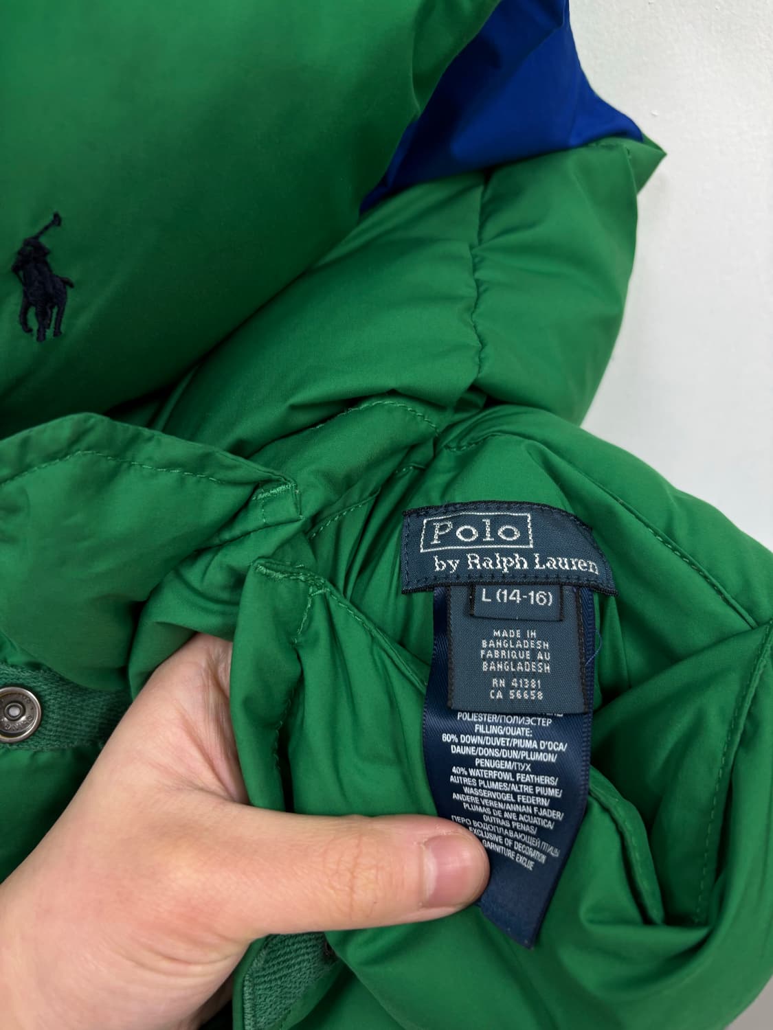 폴로랄프로렌 리버시블 패딩조끼 상품이미지5