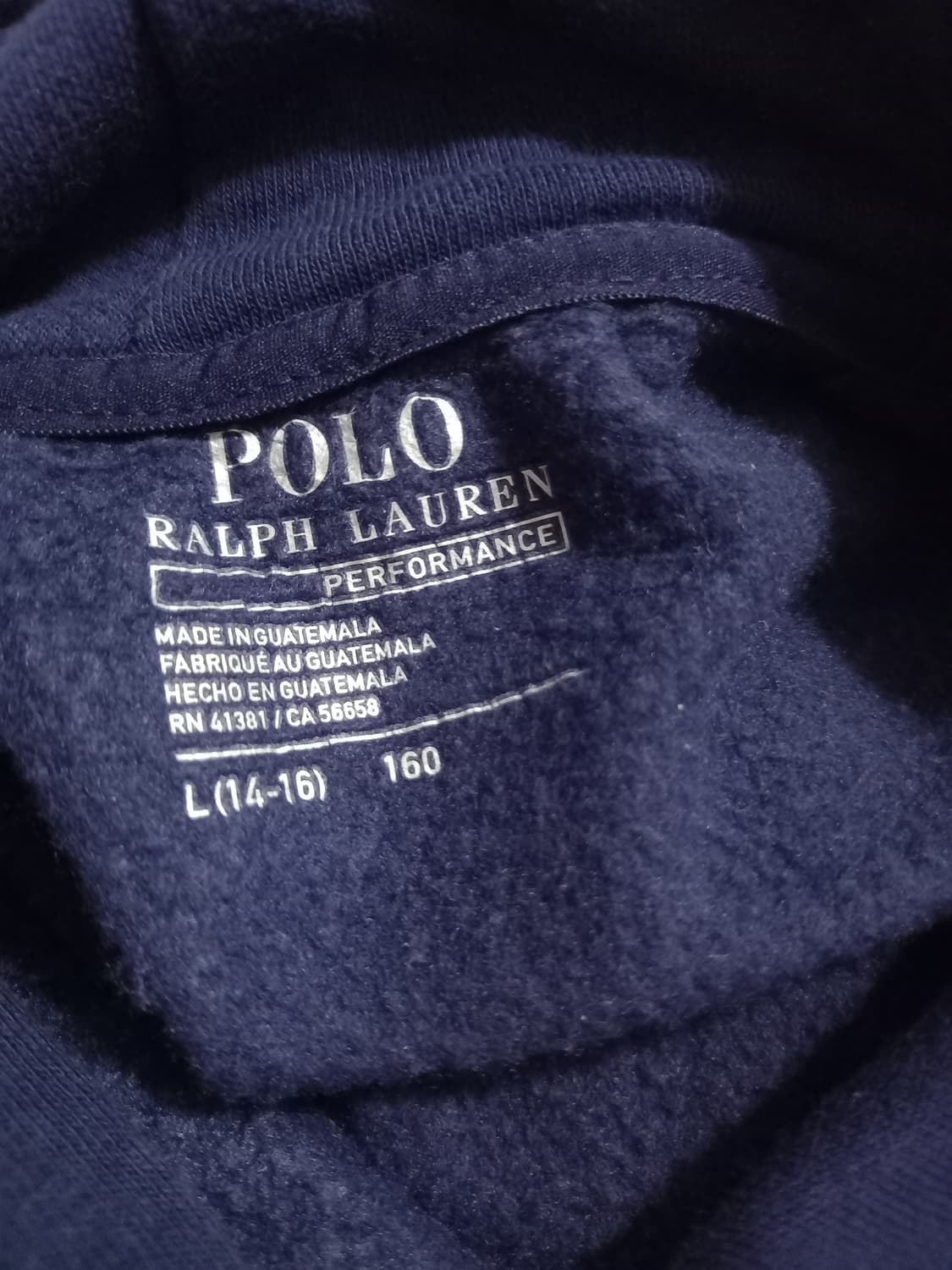 폴로 POLO 네이비 USA 성조기 후드집업 90/S 상품이미지4