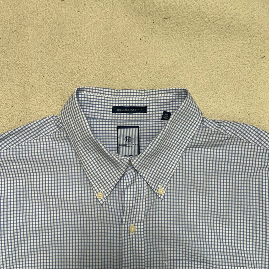 타미힐피거 콜리지에이트핏 체크 셔츠 XL 상품이미지3