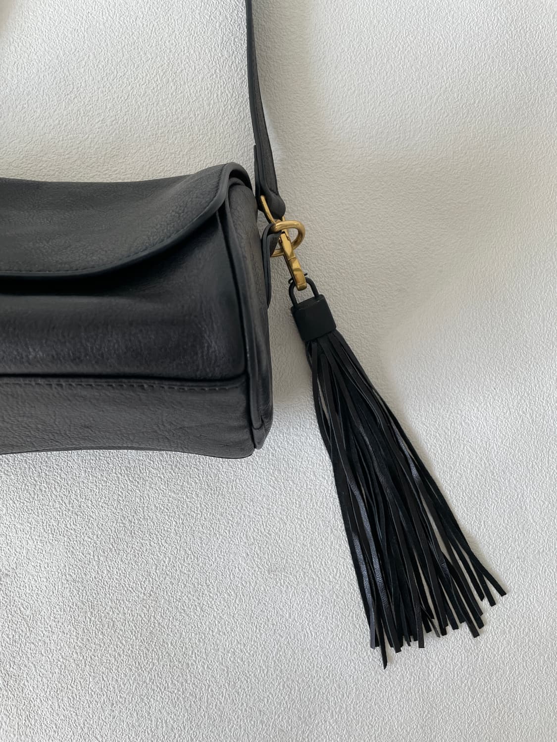 Pre owned 레더 숄더백 상품이미지4