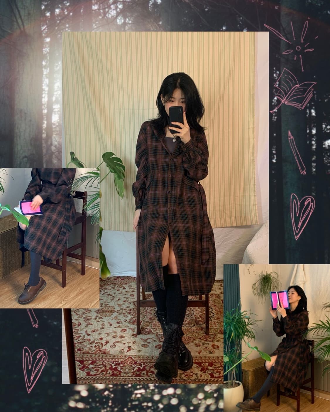 햇살 책방 원피스 상품이미지5