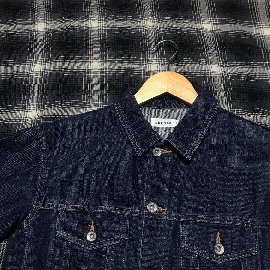 재팬 00s 지쟌 트러커 데님 3세대 인디고 블루 상품이미지2