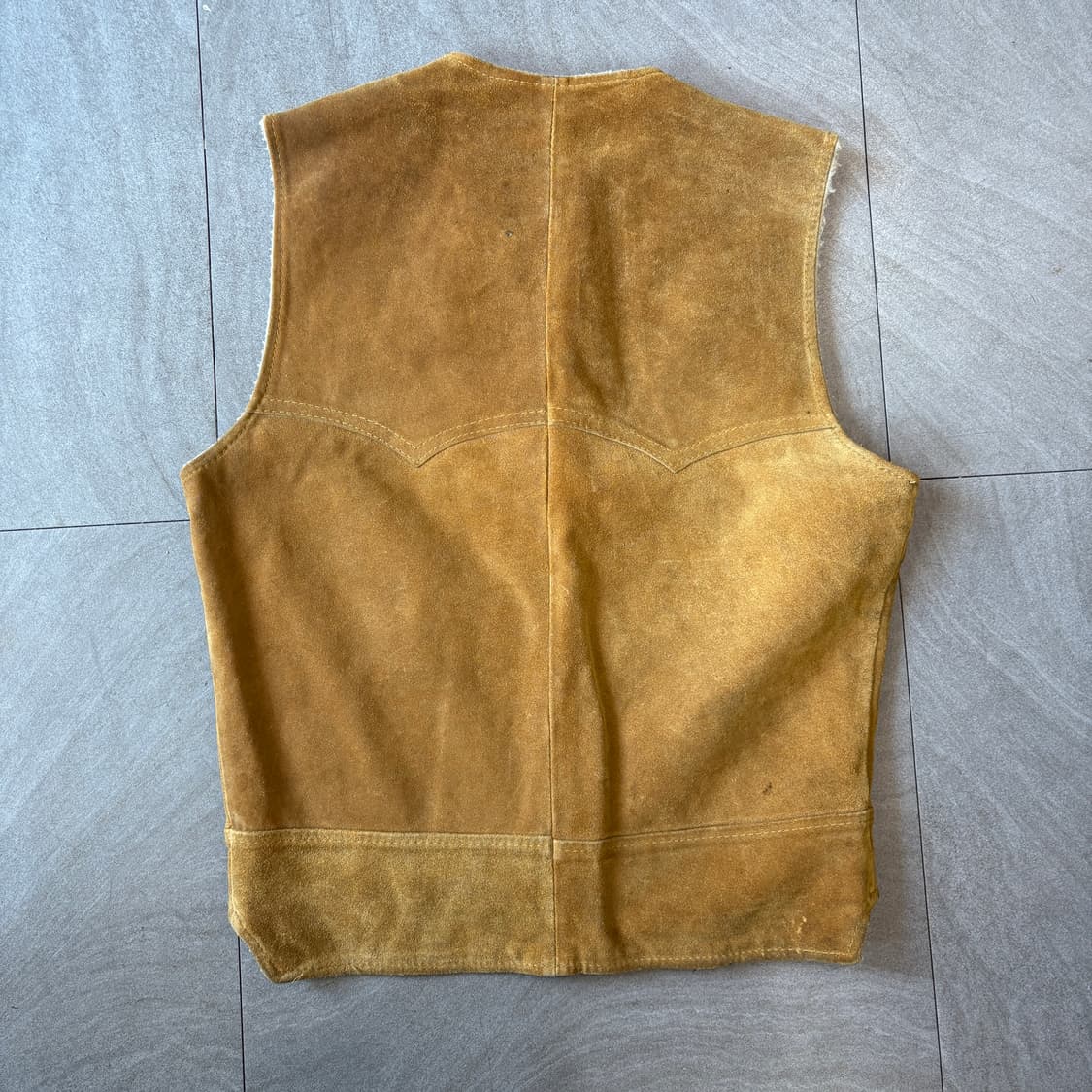 50-60년대 생산 빈티지 스웨이드 조끼 자켓 상품이미지8