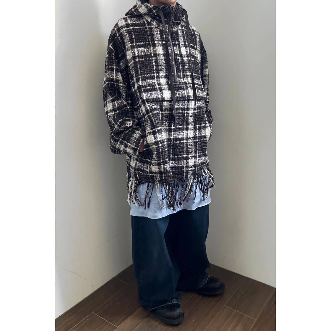 CMMN SWDN Fringe Hoodie 상품이미지2