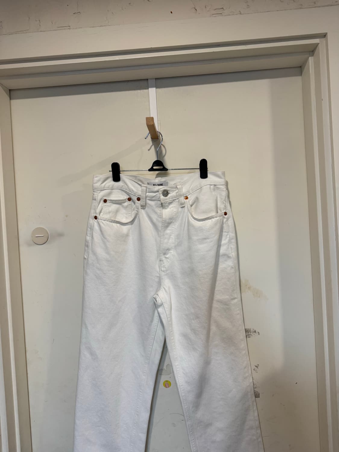 re/done 리던 화이트 데님 상품이미지2