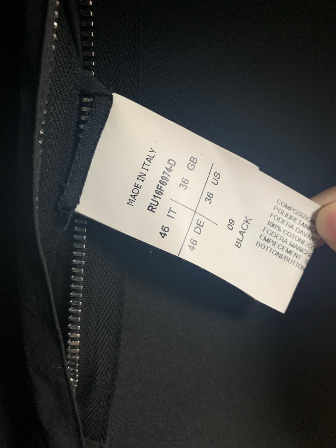 Rick Owens 릭 오웬스 무디 코트 블랙 상품이미지9