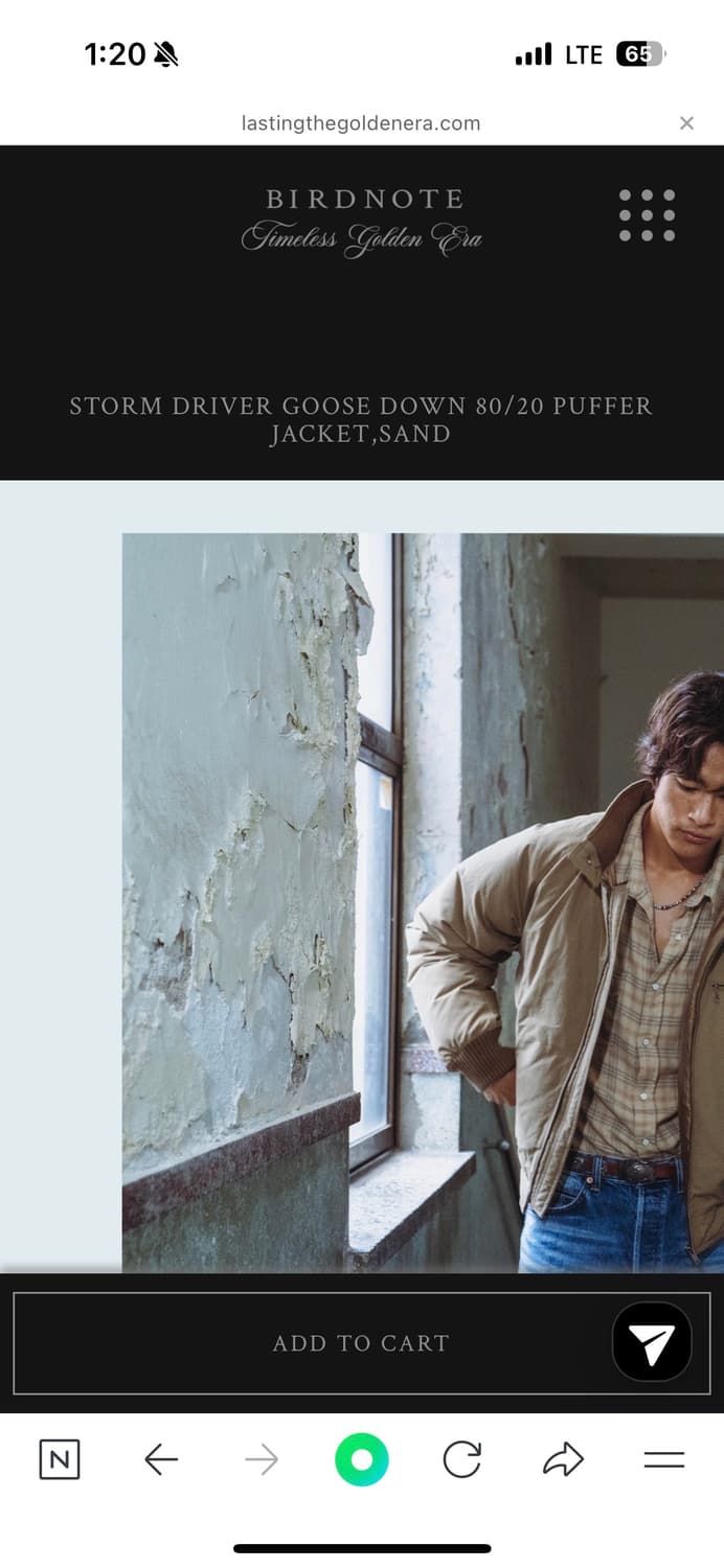 Birdnote storm driver jacket 상품이미지6