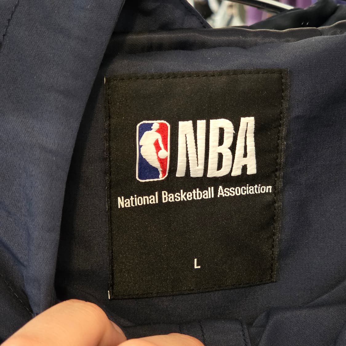 NBA 자수 포인트  네이비 아노락 후드 상품이미지9