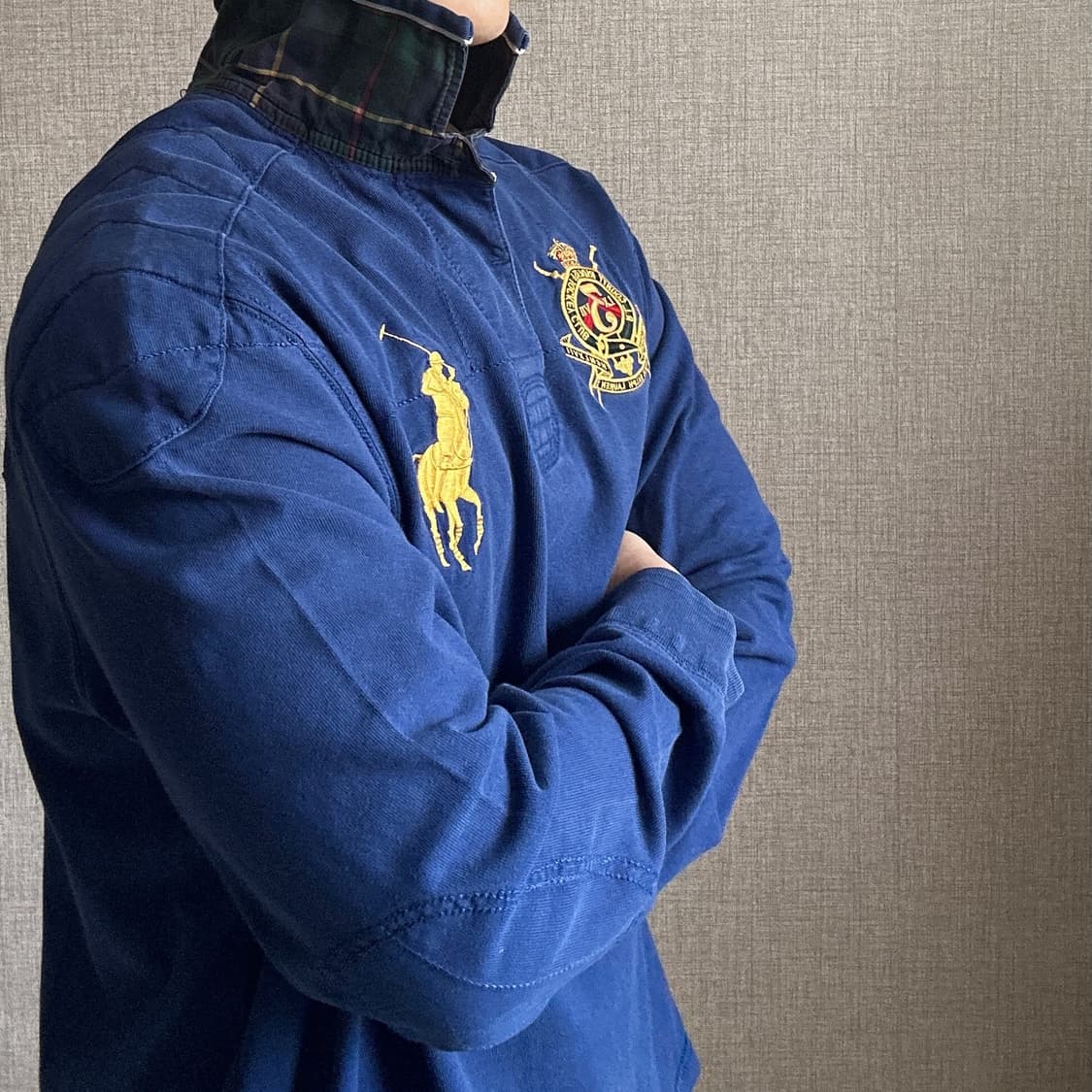 폴로 랄프로렌 엠브로이드 빅포니 럭비 긴팔 티셔츠 상품이미지4