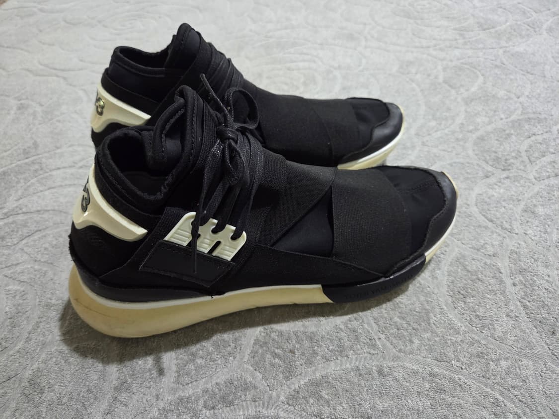 Y-3 콰사 하이(Qasa High) 블랙/화이트 상품이미지4