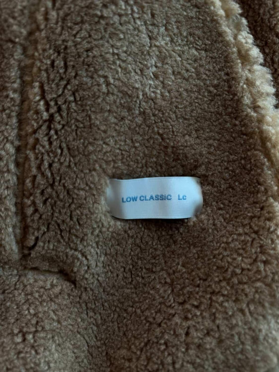 로우클래식 시어링 블루종 무스탕 L 상품이미지4