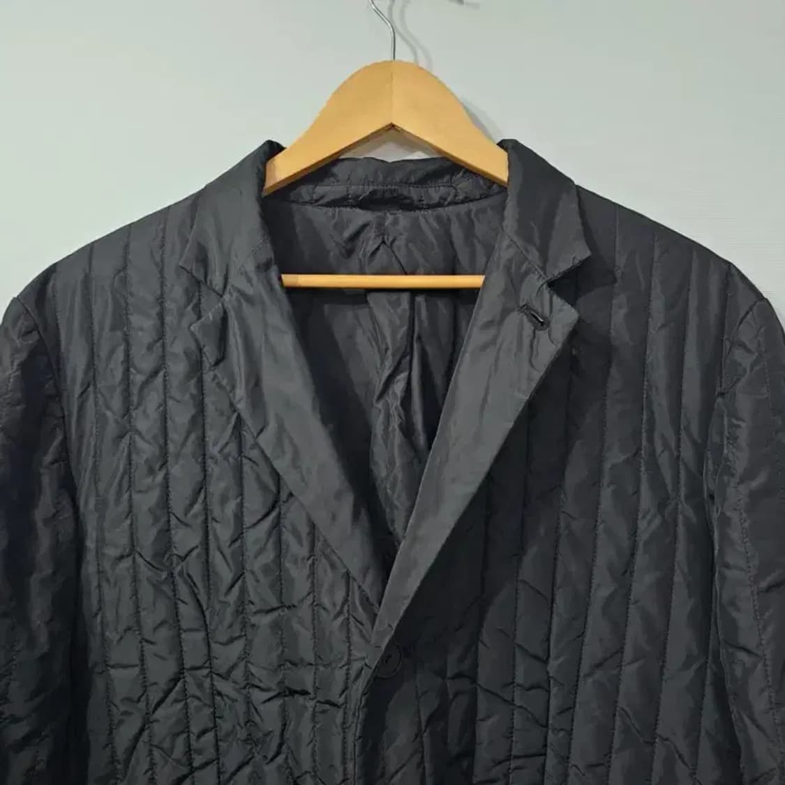 DKNY 남성 블랙 퀼팅 코트 105 상품이미지2