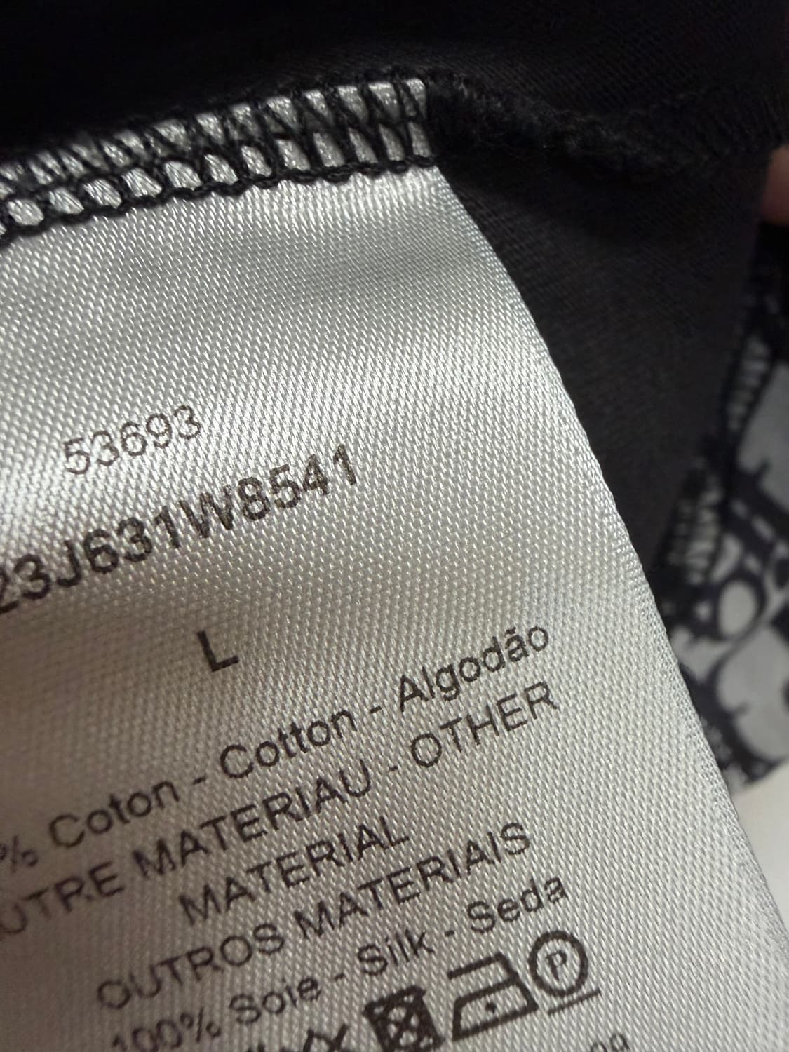 디올 오블리크 레이어드 반팔티 ( 105 ) 상품이미지7