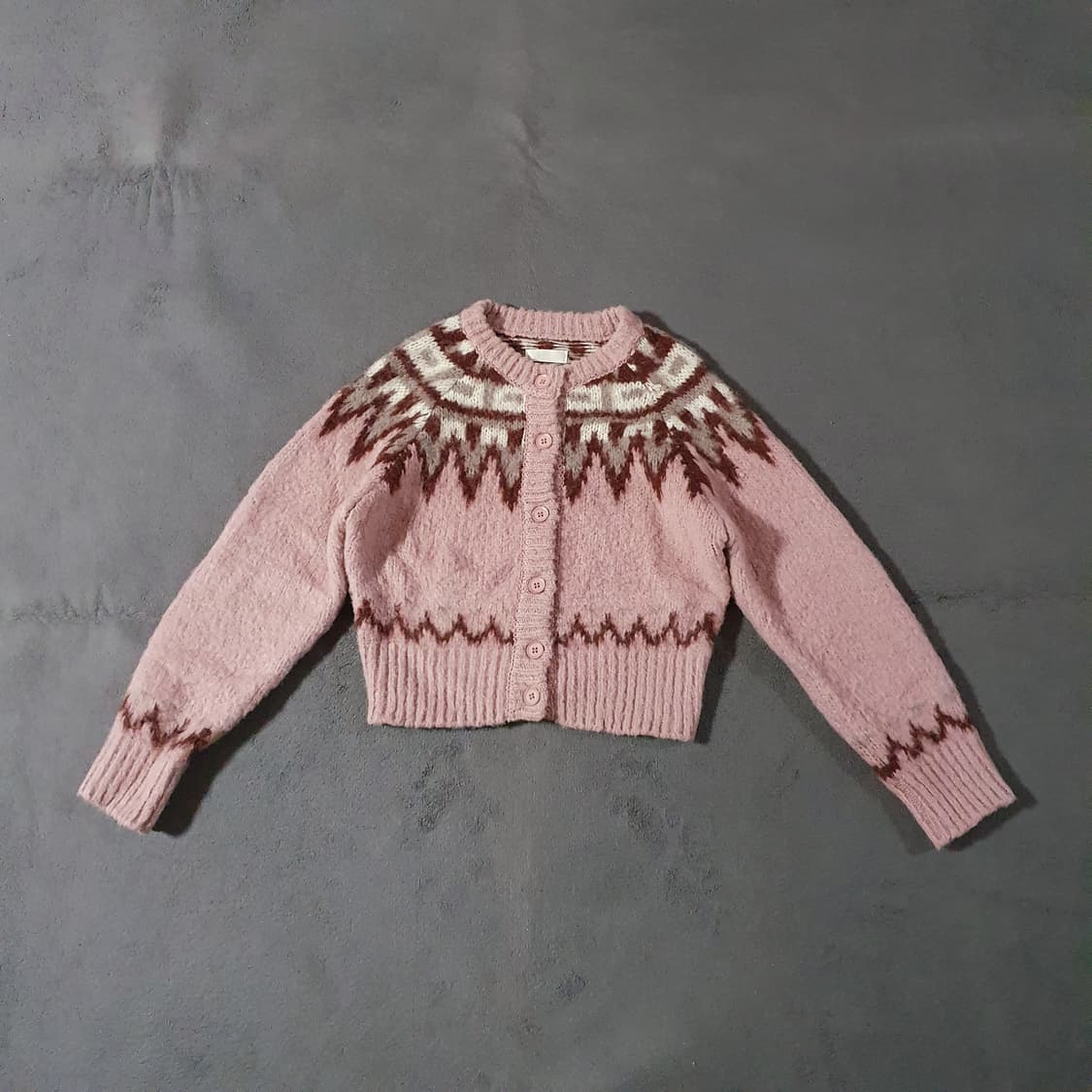 리엘 롯지 노르딕 알파카 니트 가디건 상품이미지4