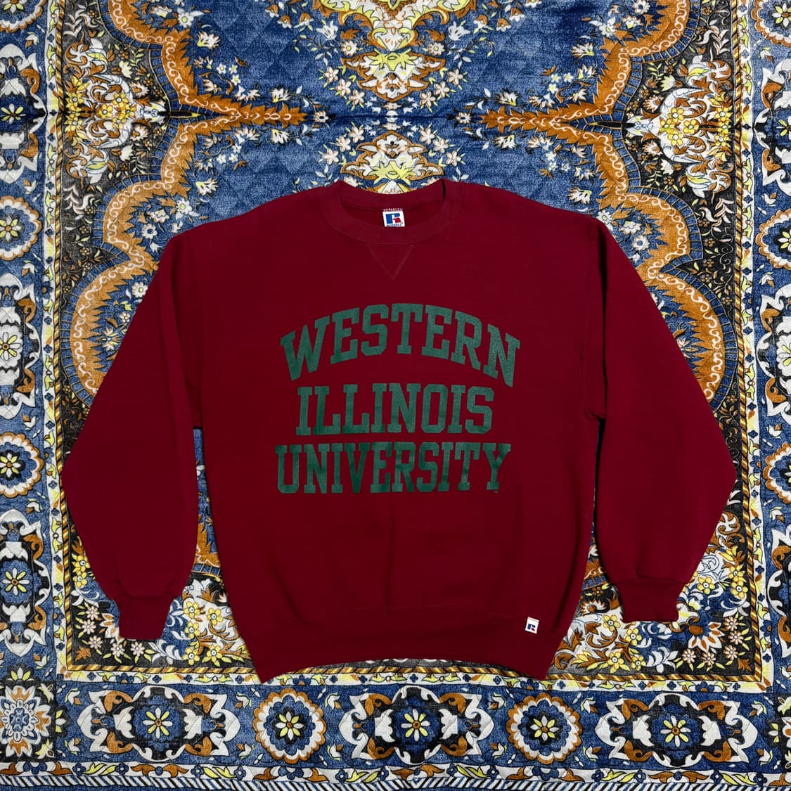 빈티지 90s USA 러셀 레드 스웻셔츠 상품이미지1