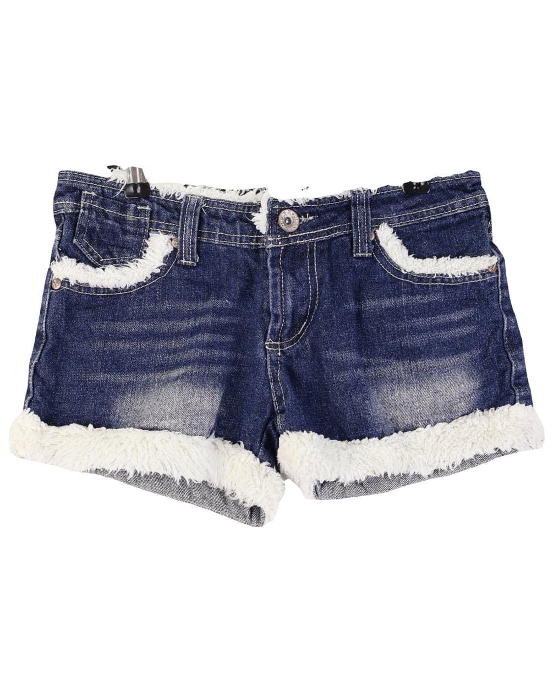 Vintage y2k denim fur shorts 상품이미지6