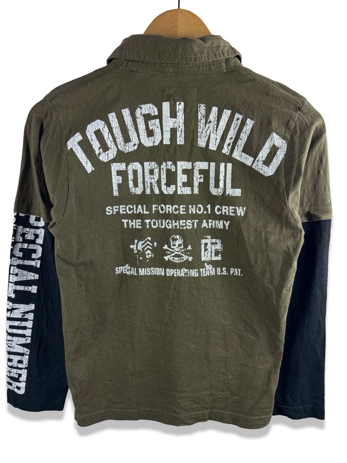 JPN 레이어드 밀리터리 롱슬리브2387 상품이미지2