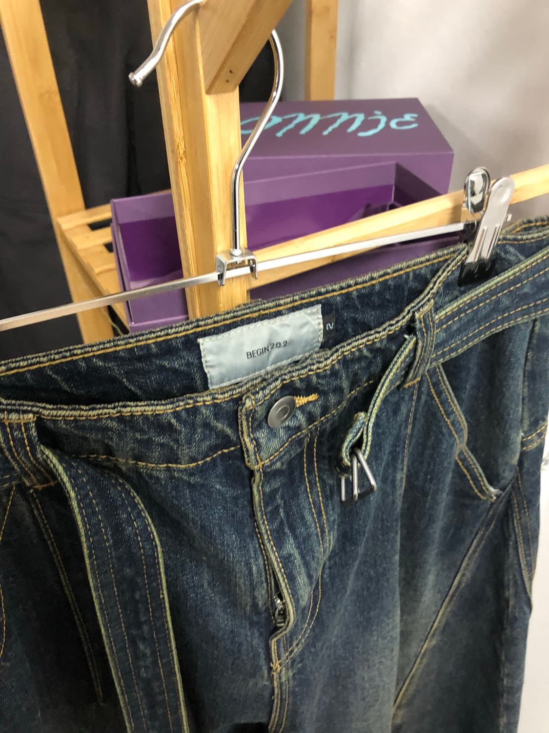 비긴202 바인드라인 커브드팬츠 2사이즈 상품이미지3