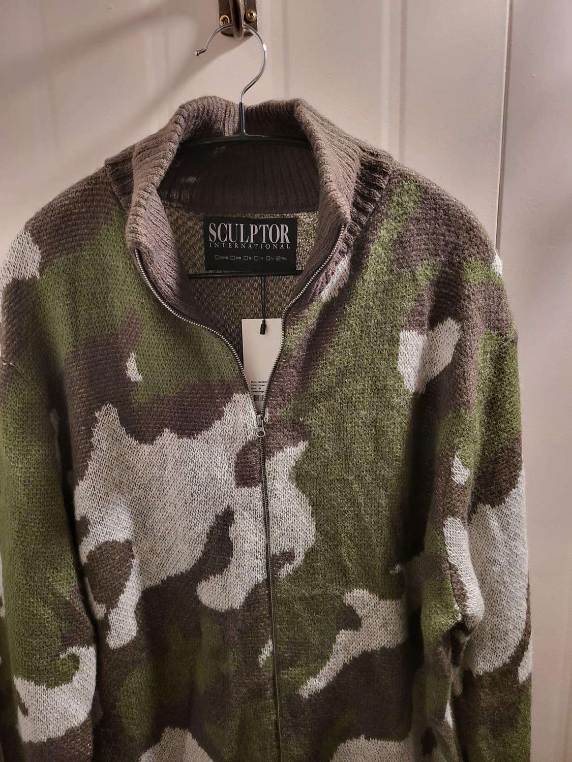 Sculptor 스컬프터 카모 모헤어 집업 XL 새상품 상품이미지2