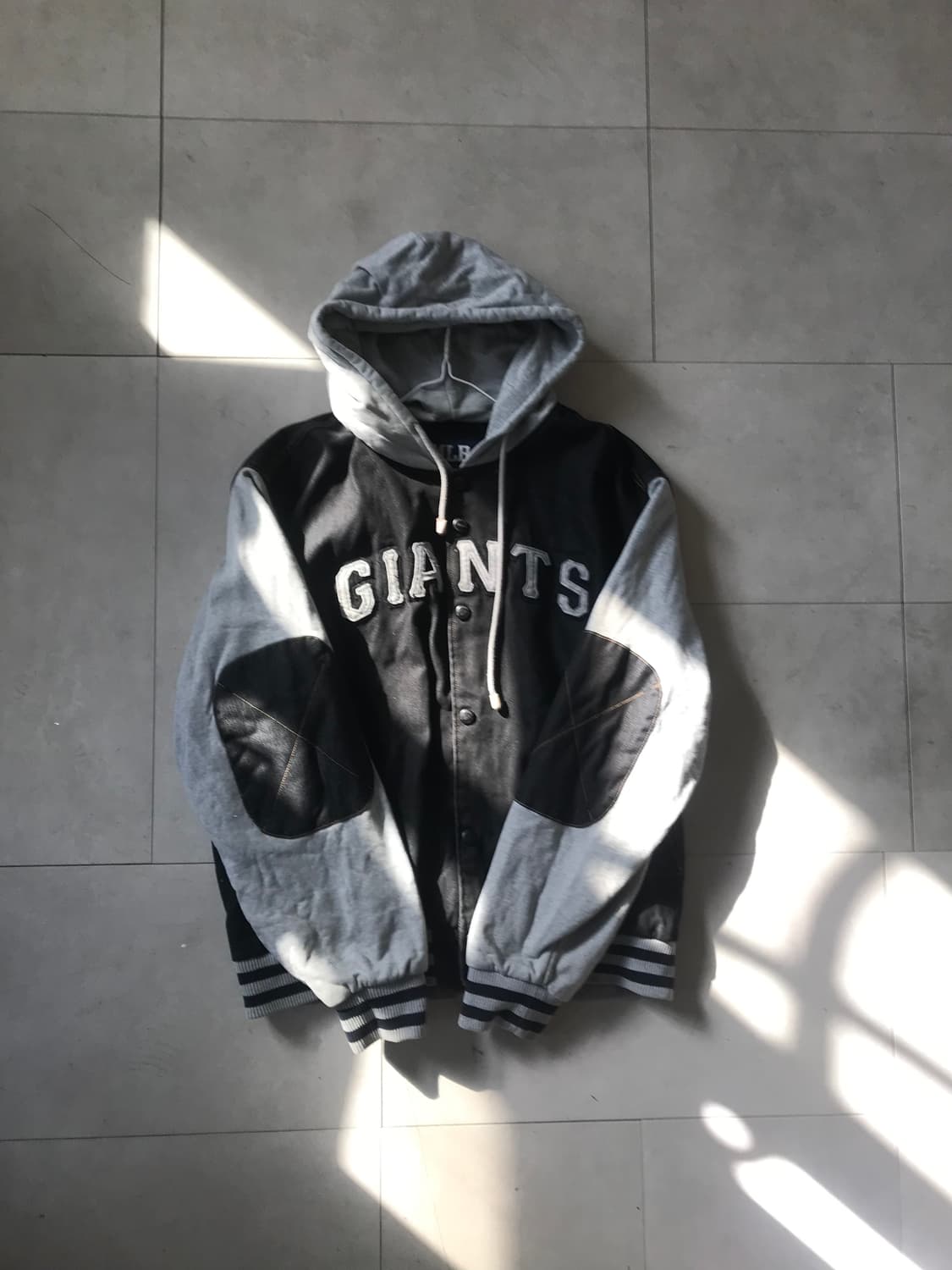 MLB 오버핏 데님 바시티 자켓 상품이미지6