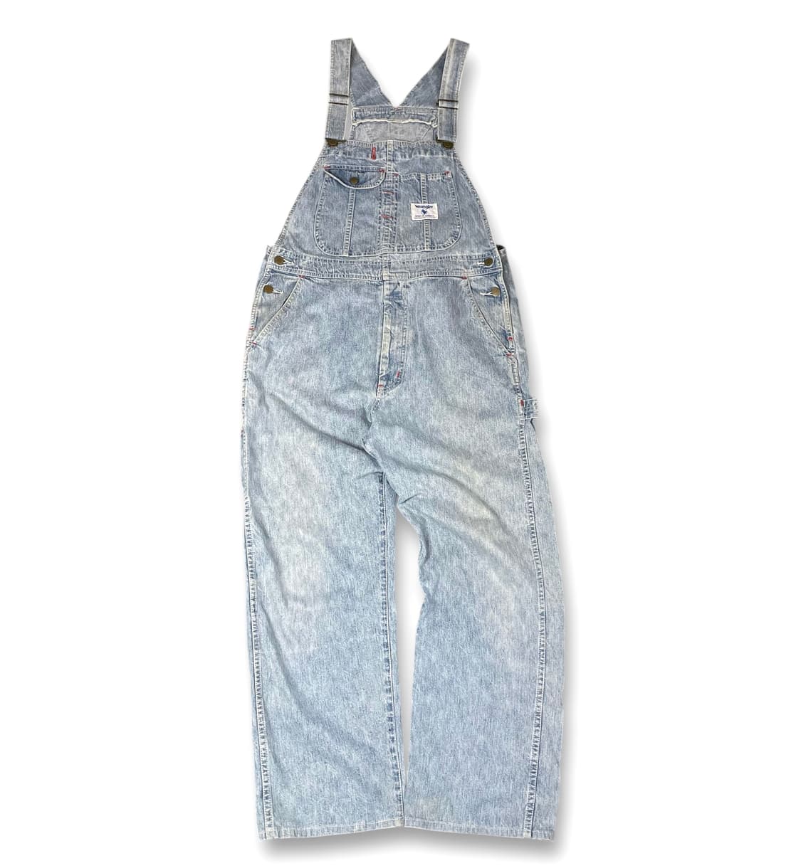 (32) 랭글러 연청 데님 롱 멜빵 팬츠 상품이미지2