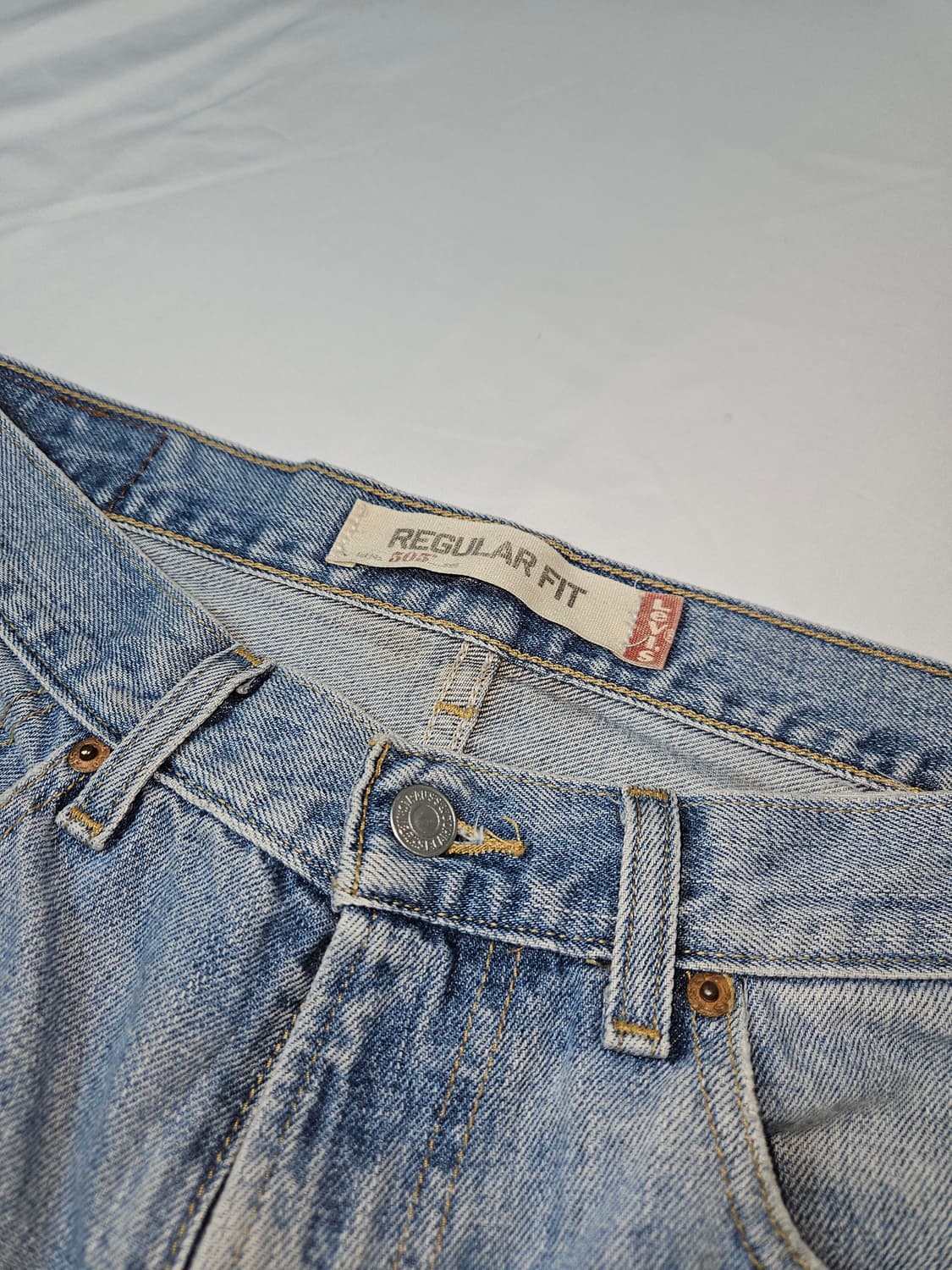 00s 리바이스 505 데님숏팬츠 하프 빈티지 레귤러핏 32 상품이미지4