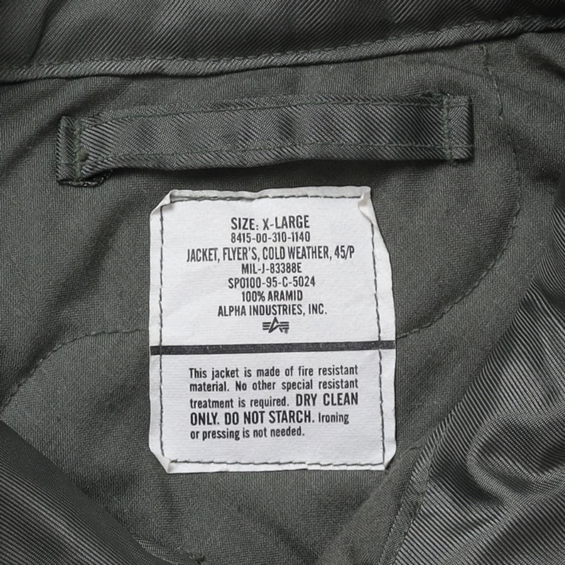 Alpha Industries CWU-45P 자켓   상품이미지10
