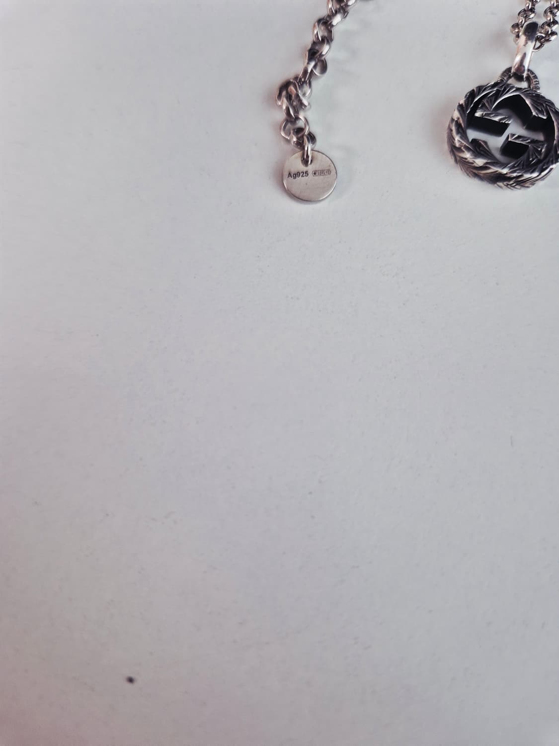 구찌 인터로킹 목걸이(최상급) 상품이미지5