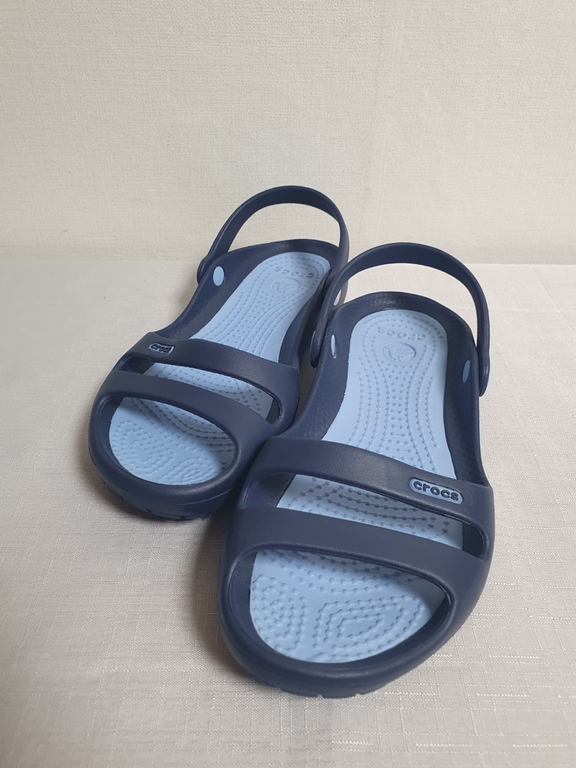 크록스 샌들 클레오2 네이비 스카이블루 230mm 상품이미지8
