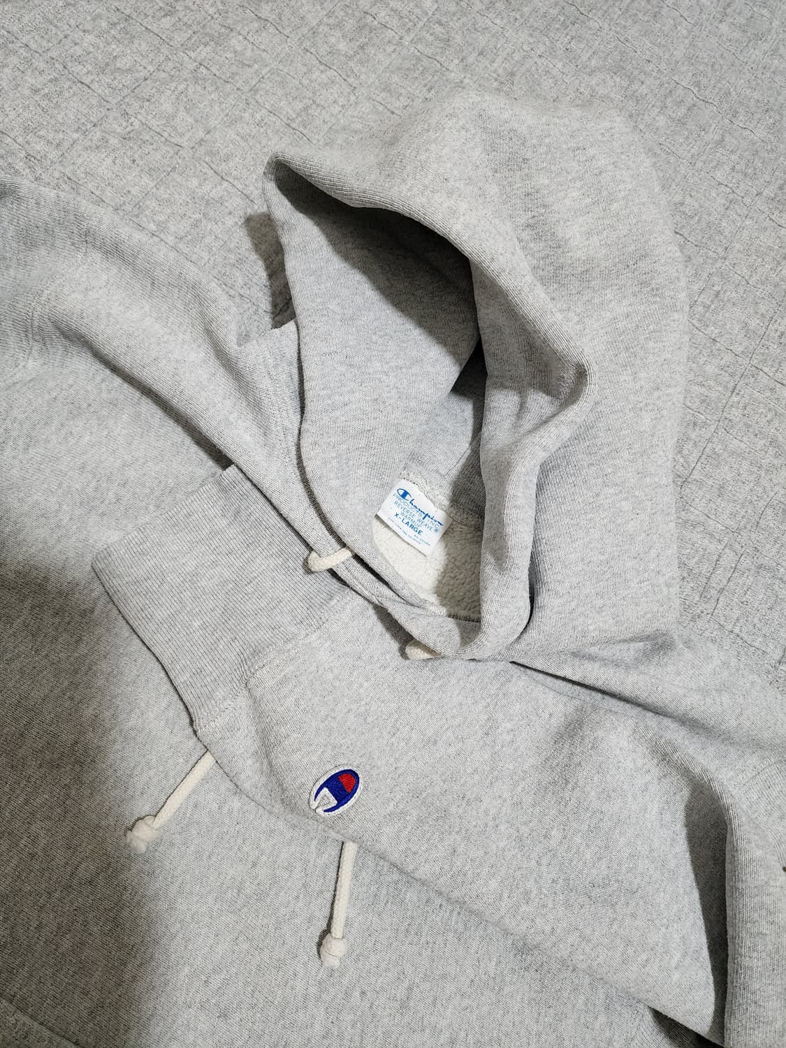 [XL] 챔피온 재팬 11.5oz 블루택 리버스위브 후드티 상품이미지5