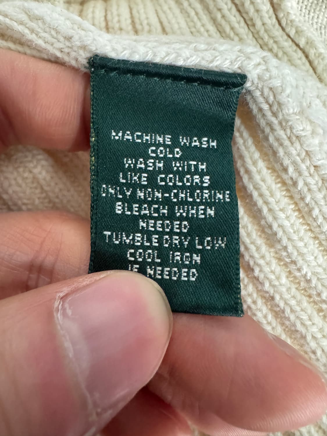 희귀!! 여성 랄프로렌 그린라벨 코튼 니트 버튼 골찌 가디건 S 상품이미지4