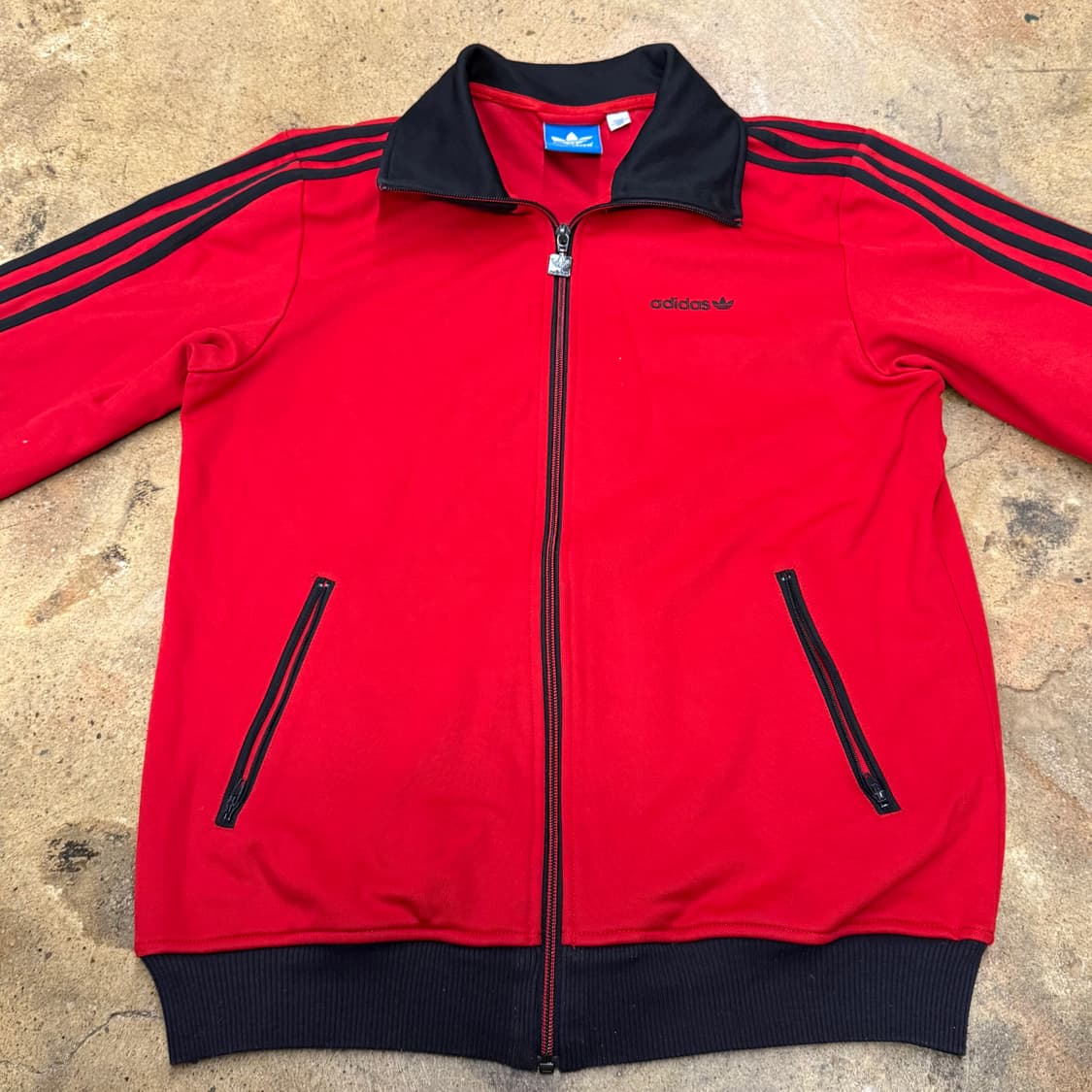 아디다스 빨검 레드 져지 트랙탑 100 상품이미지3