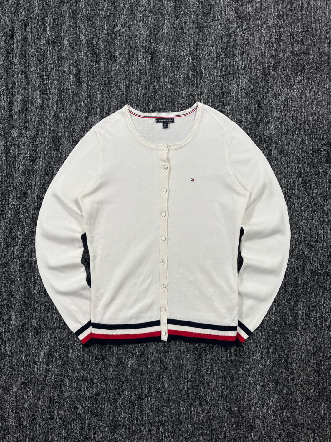 타미힐피거 화이트 가디건 상품이미지4
