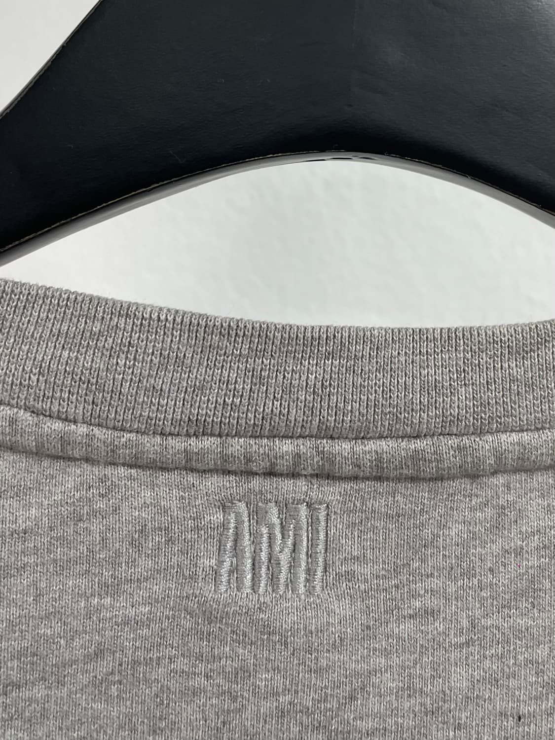 아미 빅로고 그레이 맨투맨 (on.427)  상품이미지4