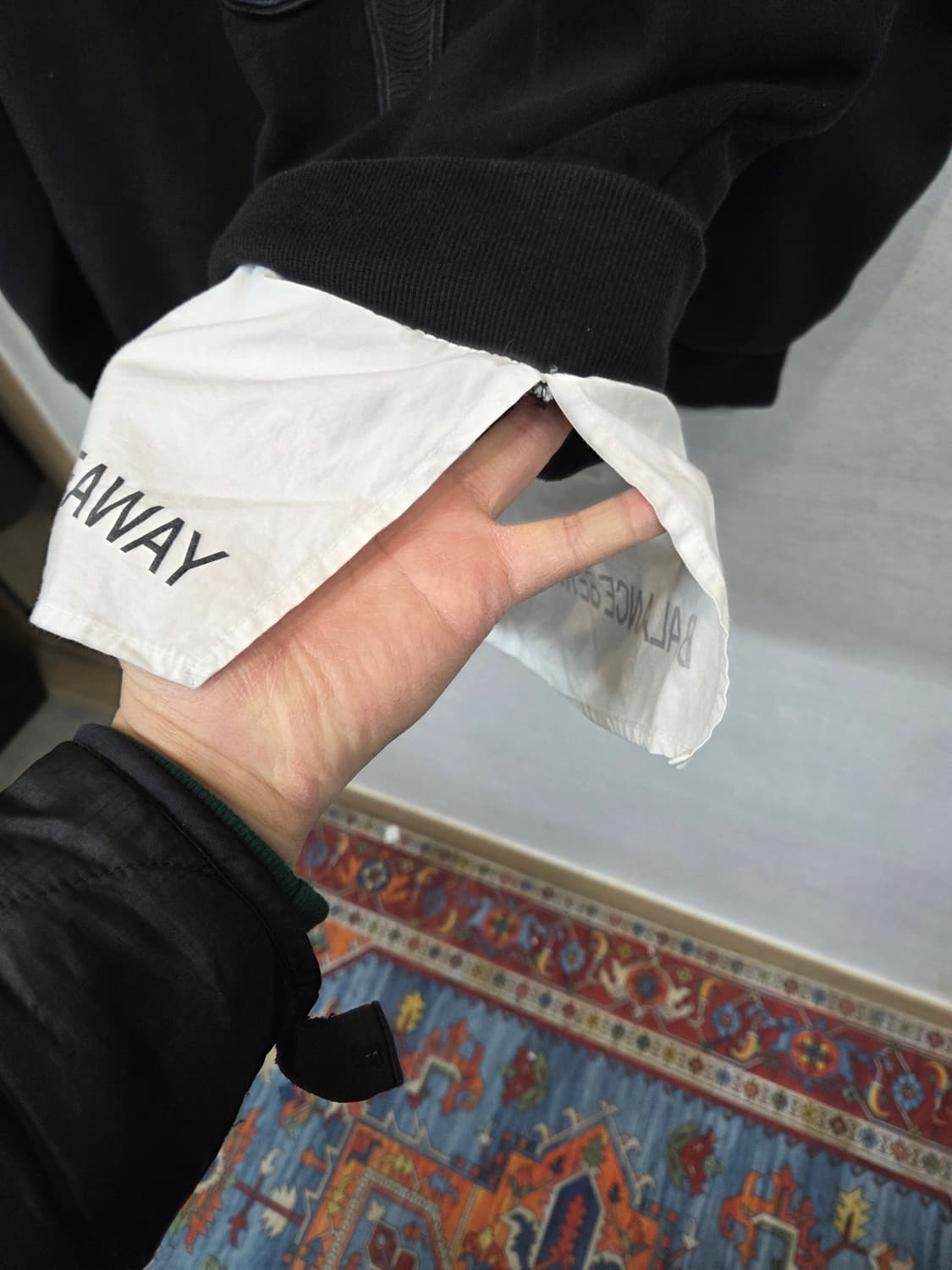 라이프워크 빅라독 레이어드 기모 맨투맨 프리  상품이미지5