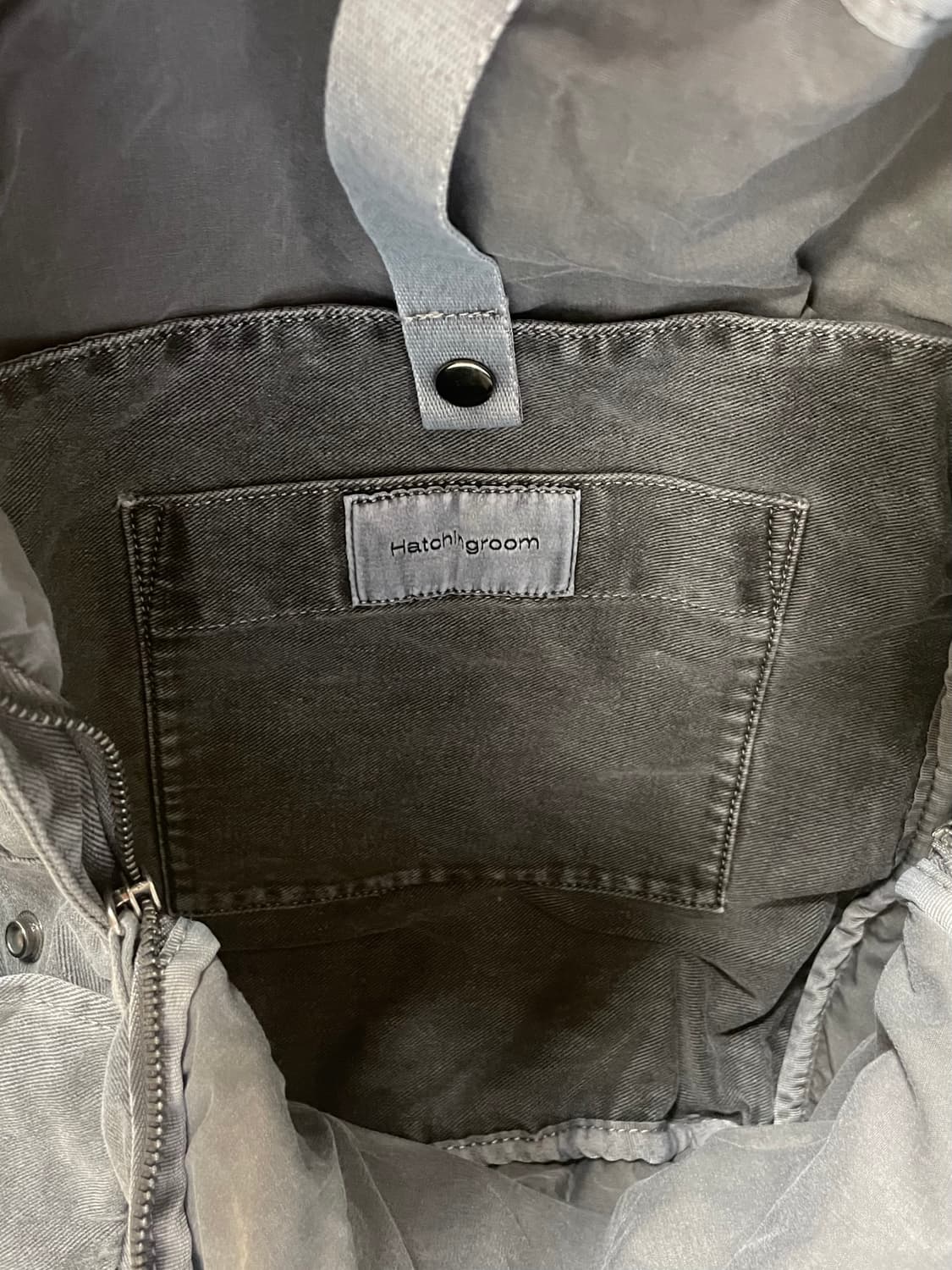 최저가 택포) 해칭룸 다이드 백팩 차콜 상품이미지4