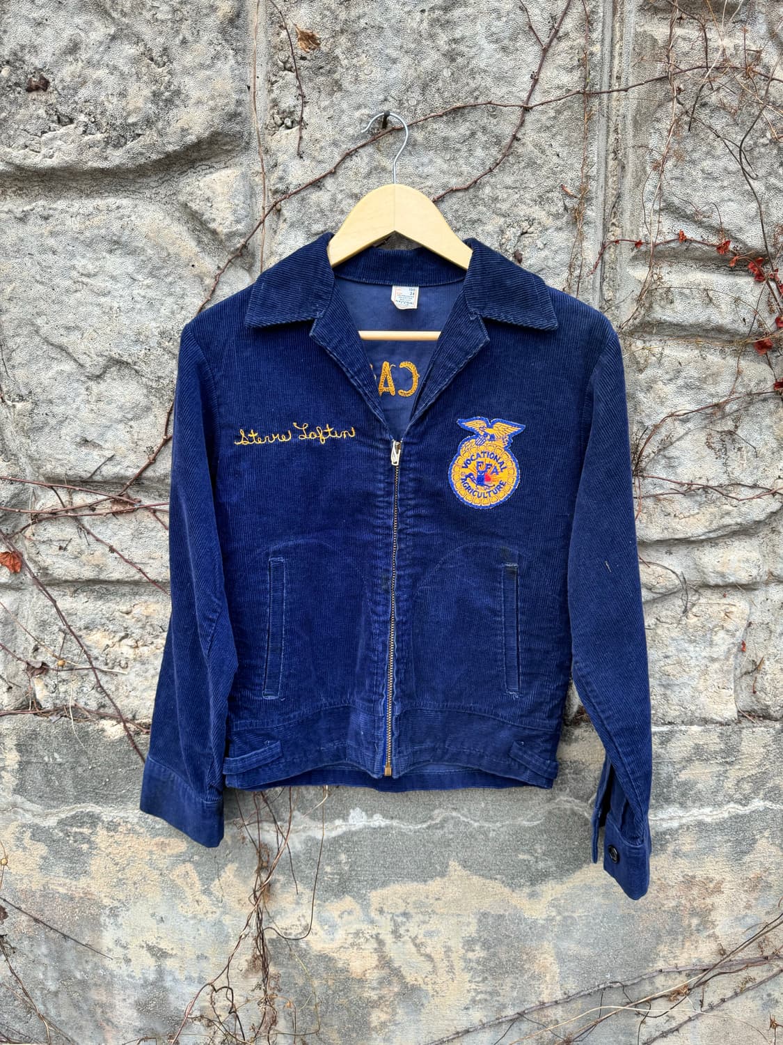 70s FFA 오리지널 빈티지 체인스티치 코듀로이 자켓 상품이미지2