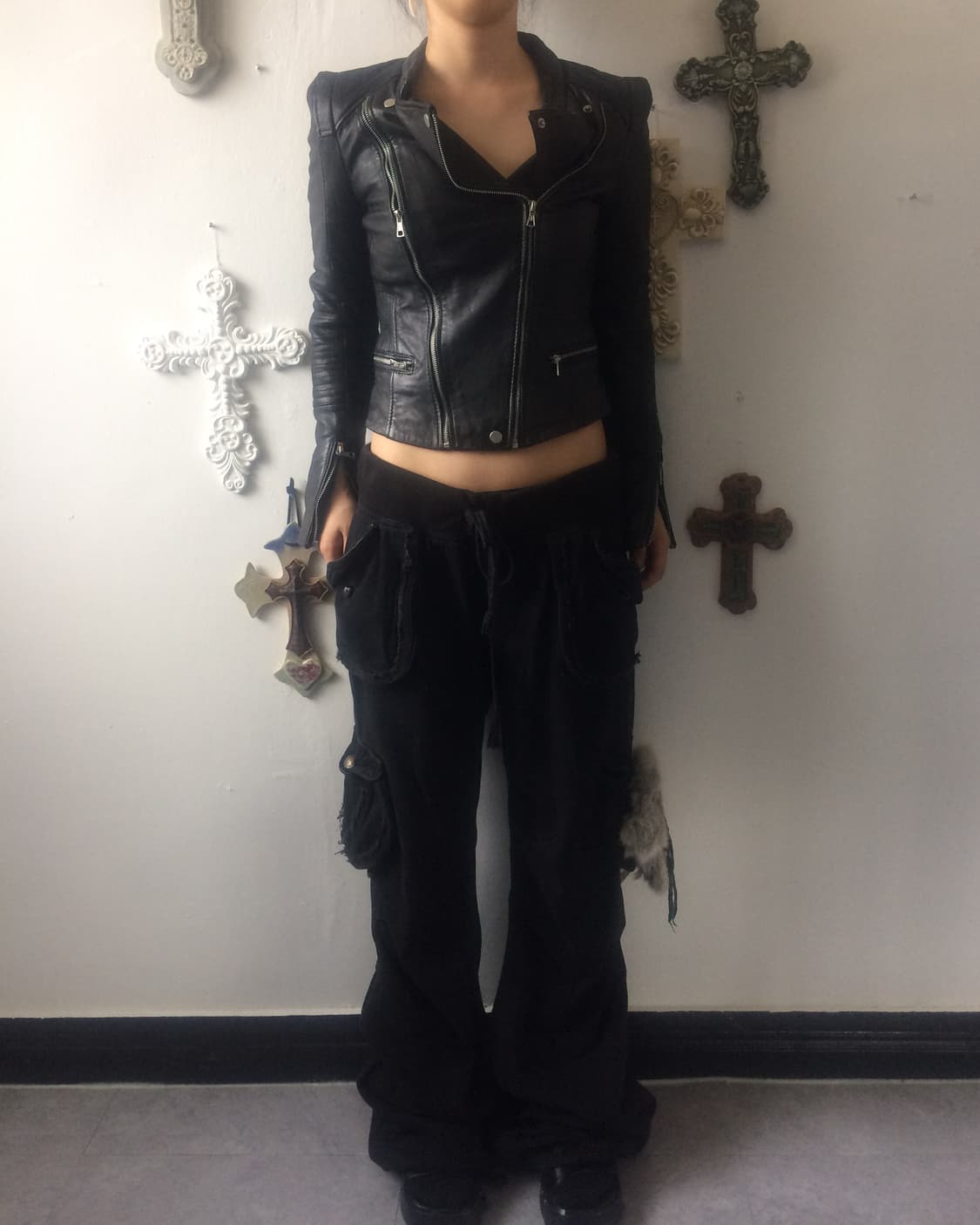 Rider leather jacket 상품이미지4