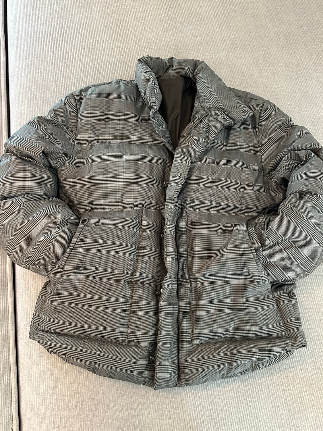 새상품) 8세컨즈 체크패딩 / 100 상품이미지5